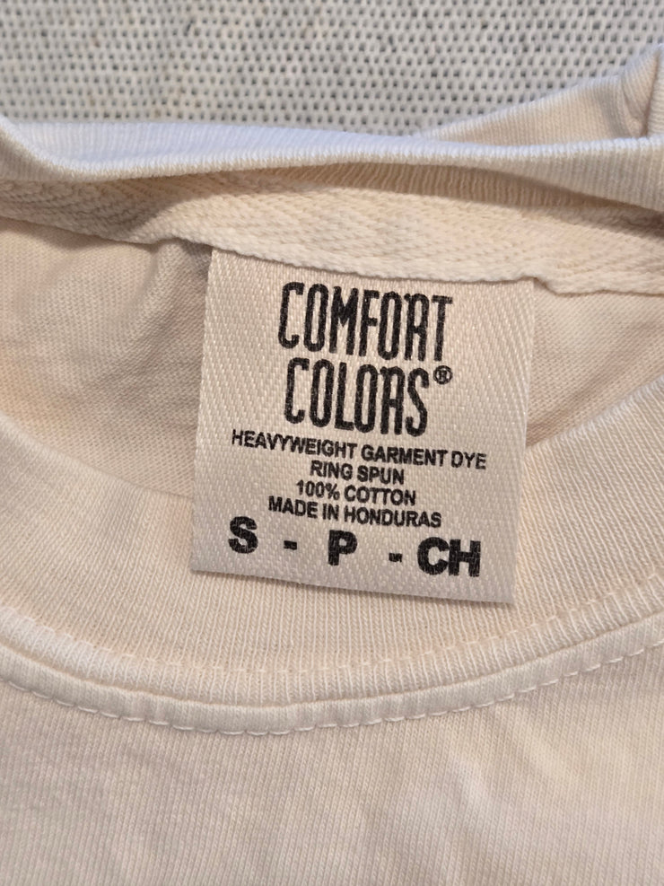Comfort Colors Small Fall Shirt "I love fall most of all"