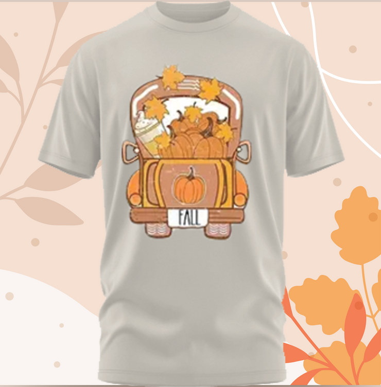 Comfort Colors Medium Fall Shirt - Autumn Pumpkin Design