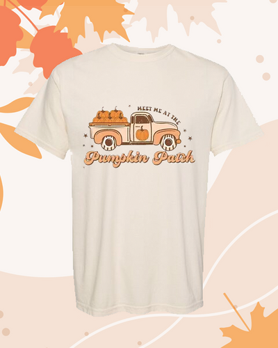 Comfort Colors Medium Custom Fall Shirt Pumpkin Patch Design